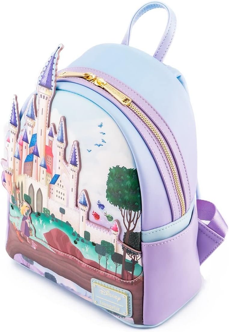 Loungefly Bolso de hombro Sleeping Beauty Castle
