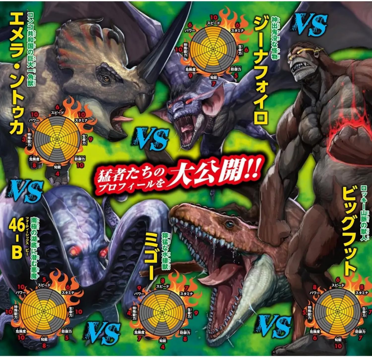 Gakken Q750952 UMA Strongest King Figure, Ages 6 and Up, Single Item, Leaflet with Base