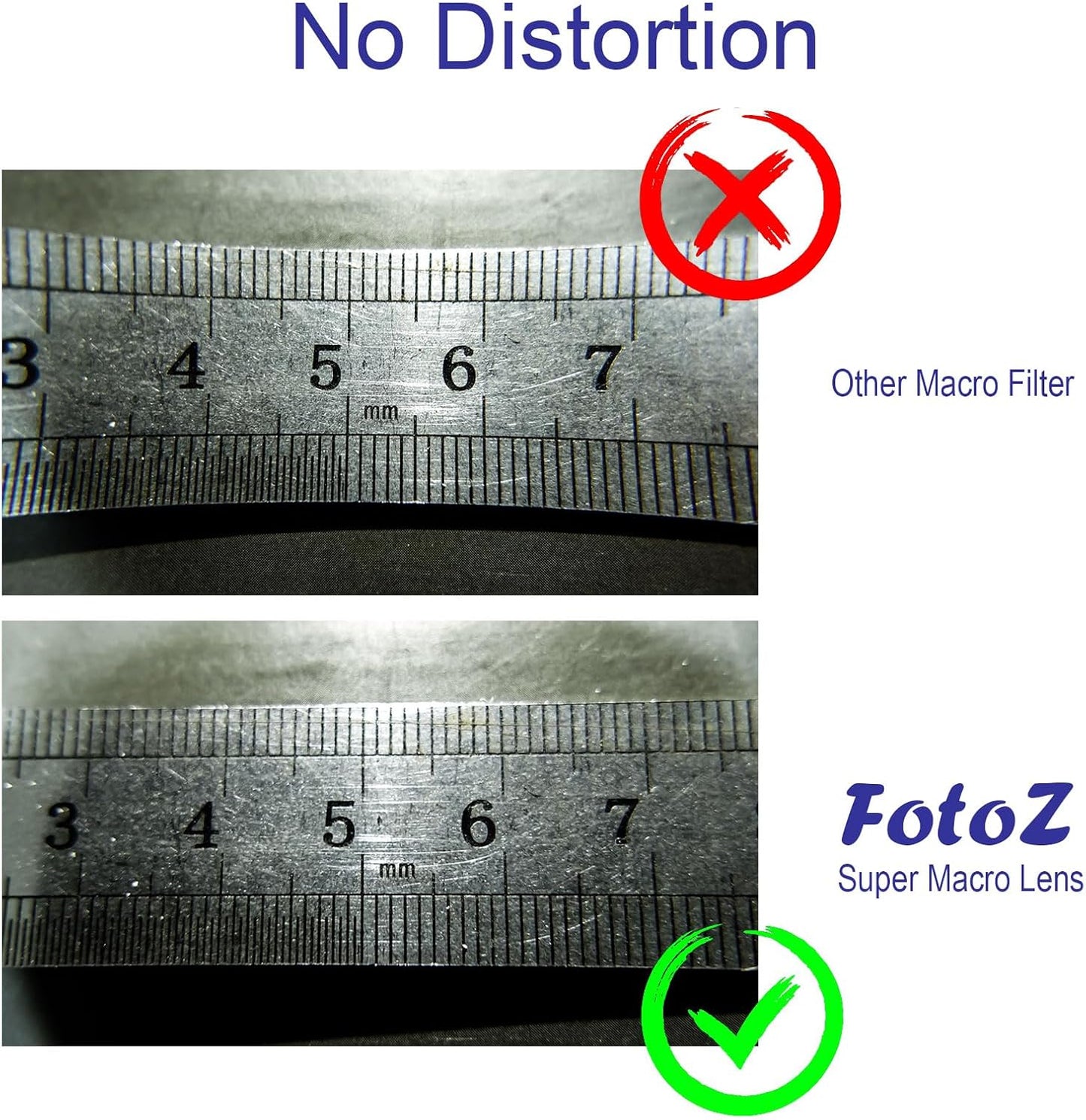 FotoZ 49mm 10x Professional Macro Conversion Lens Super Macro Lens for Canon EOS M6 M50 Mark II M100 M200 R50 R100 EF-M 15-45mm RF-S 18-45mm Kit Lens