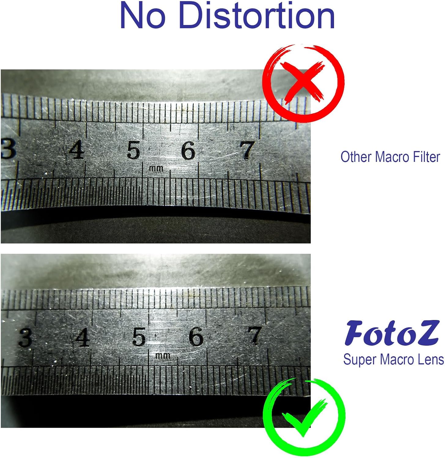FotoZ 49mm 10x Professional Macro Conversion Lens Super Macro Lens for Canon EOS M6 M50 Mark II M100 M200 R50 R100 EF-M 15-45mm RF-S 18-45mm Kit Lens