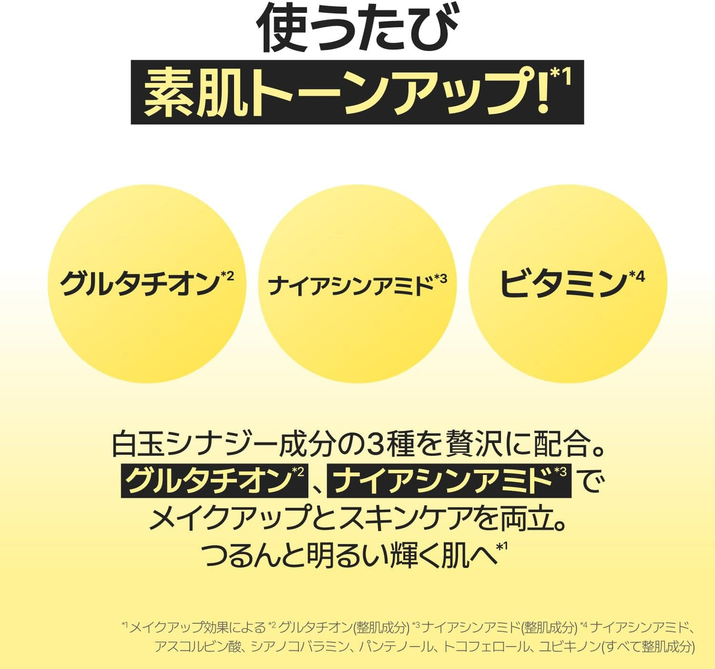 Numbuzin No.5 White Ball Glutathione C Tone Up Base 30ml SPF50+ PA++++