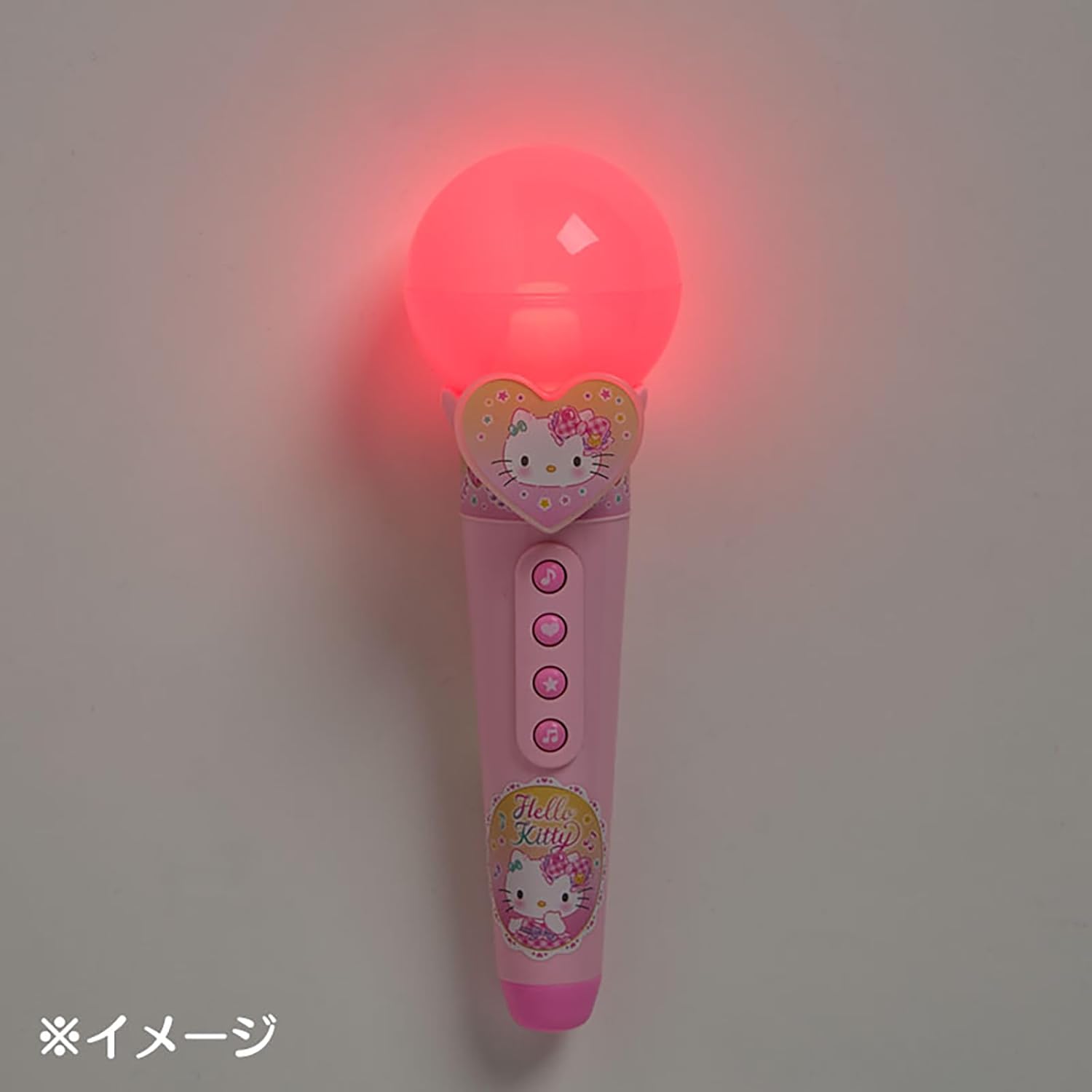 Sanrio 090816 Melodic Microphone, Hello Kitty, Toy, Children, Pink, Glowing, Gift