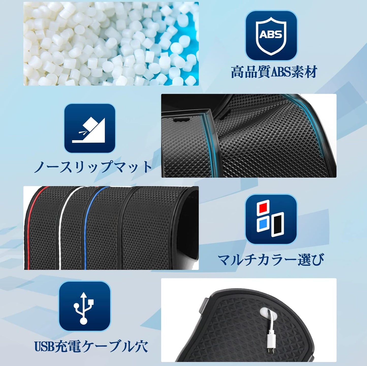 RUIYA Toyota Prius 30 Series Center Console Box Accessory Tray Prius 30 Center Console Tray Console Storage Box