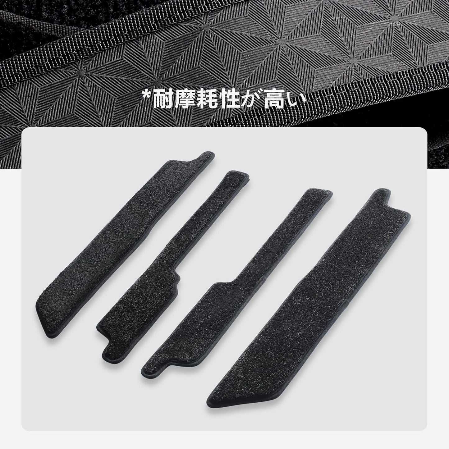 LUCKEASY Toyota New Model Sienta 10 Series Dedicated Side Step Mat Side Step Mat (SIENTA 3rd Generation MXP1 MXPC10G August 2022 - Present) Dirt Prevention, Scratch Prevention, Abrasion Resistant, Car