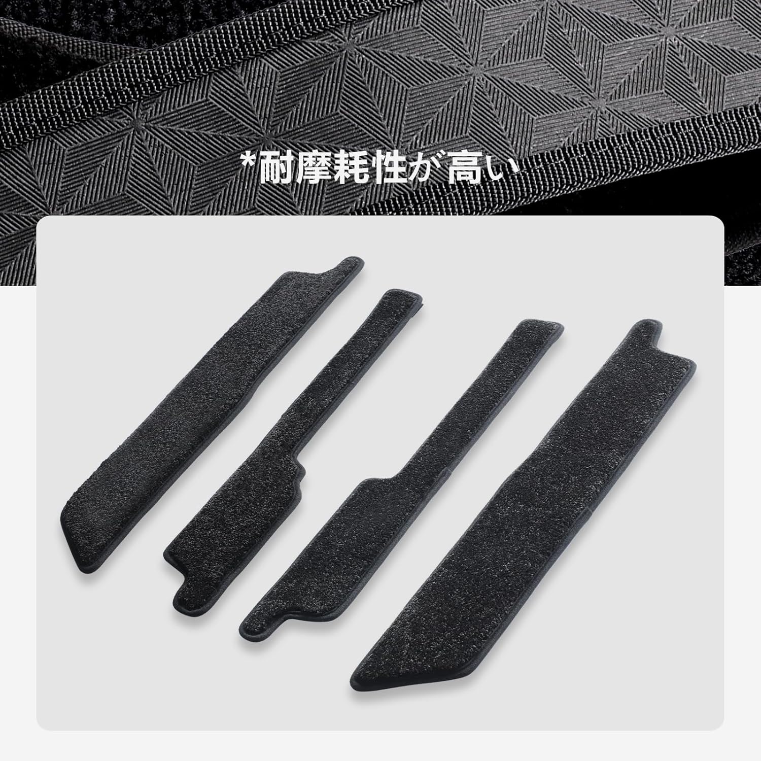 LUCKEASY Toyota New Model Sienta 10 Series Dedicated Side Step Mat Side Step Mat (SIENTA 3rd Generation MXP1 MXPC10G August 2022 - Present) Dirt Prevention, Scratch Prevention, Abrasion Resistant, Car