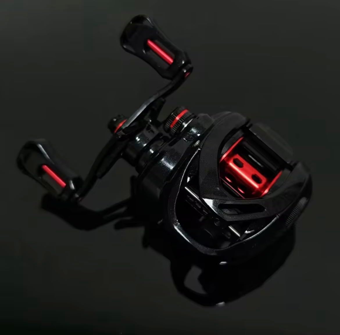 J-BARZILLAI Lightweight 5.3 oz (151 g) Bait Reel, Magnetic Brake, Vertical Reel, Equipped with Drag Sound