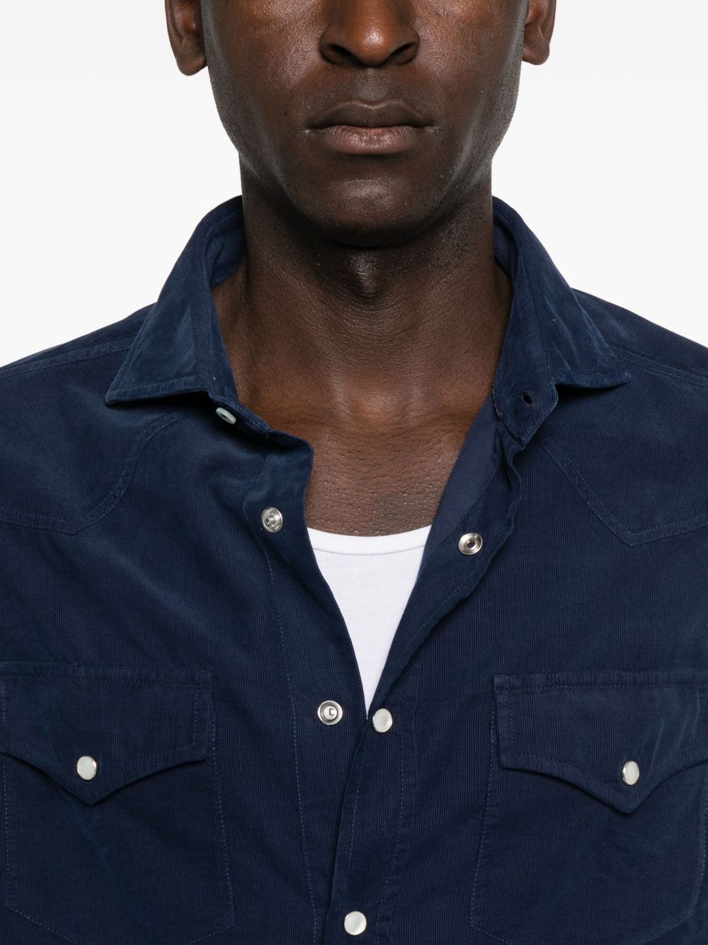 Brunello Brunello Cucinelli Cotton Shird - Image 4