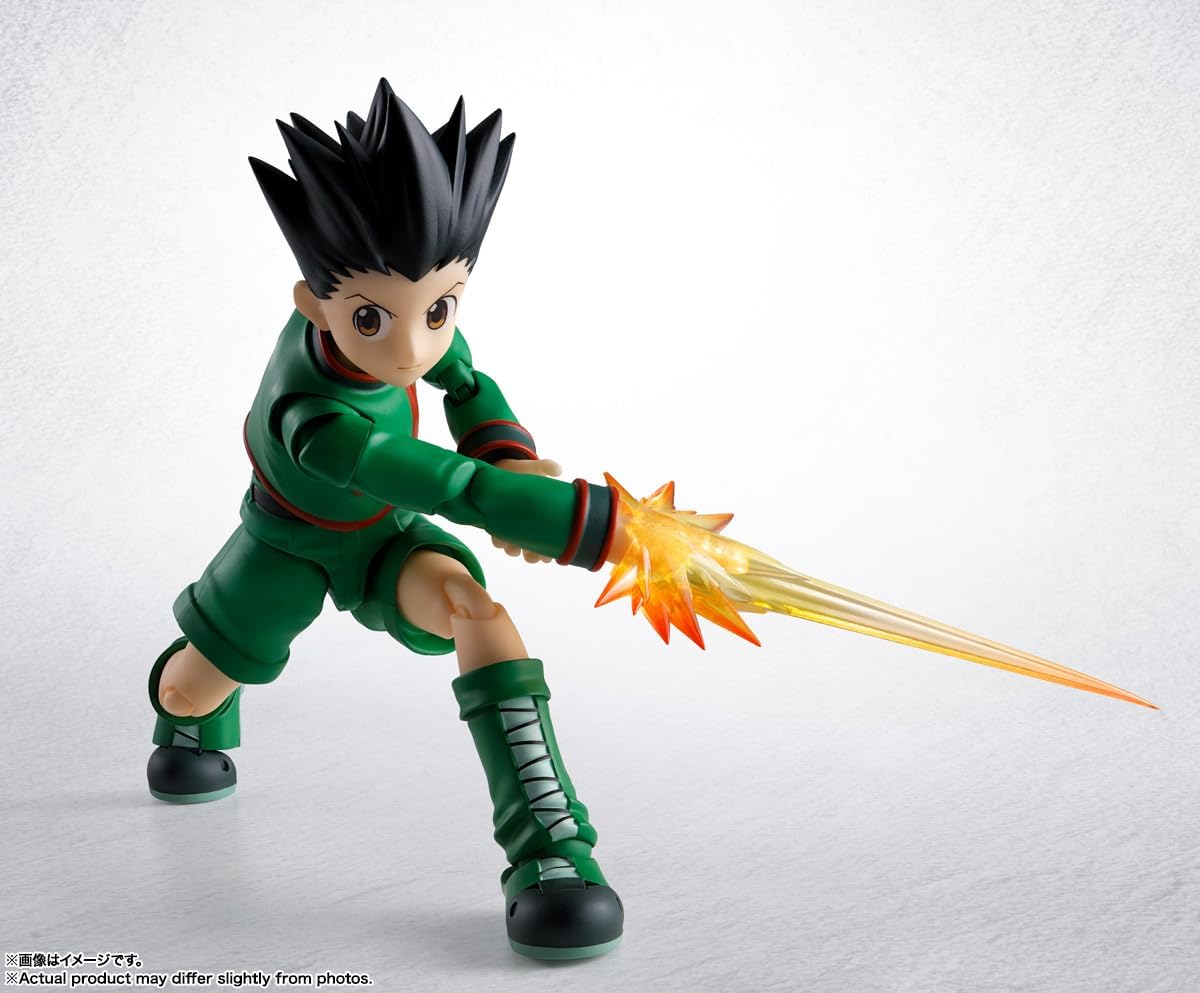 TAMASHII NATIONS S.H. Figuarts Hunter x Hunter Gon, Approx. 5.3 inches (135 mm), PVC & ABS, Pre-painted Action Figure