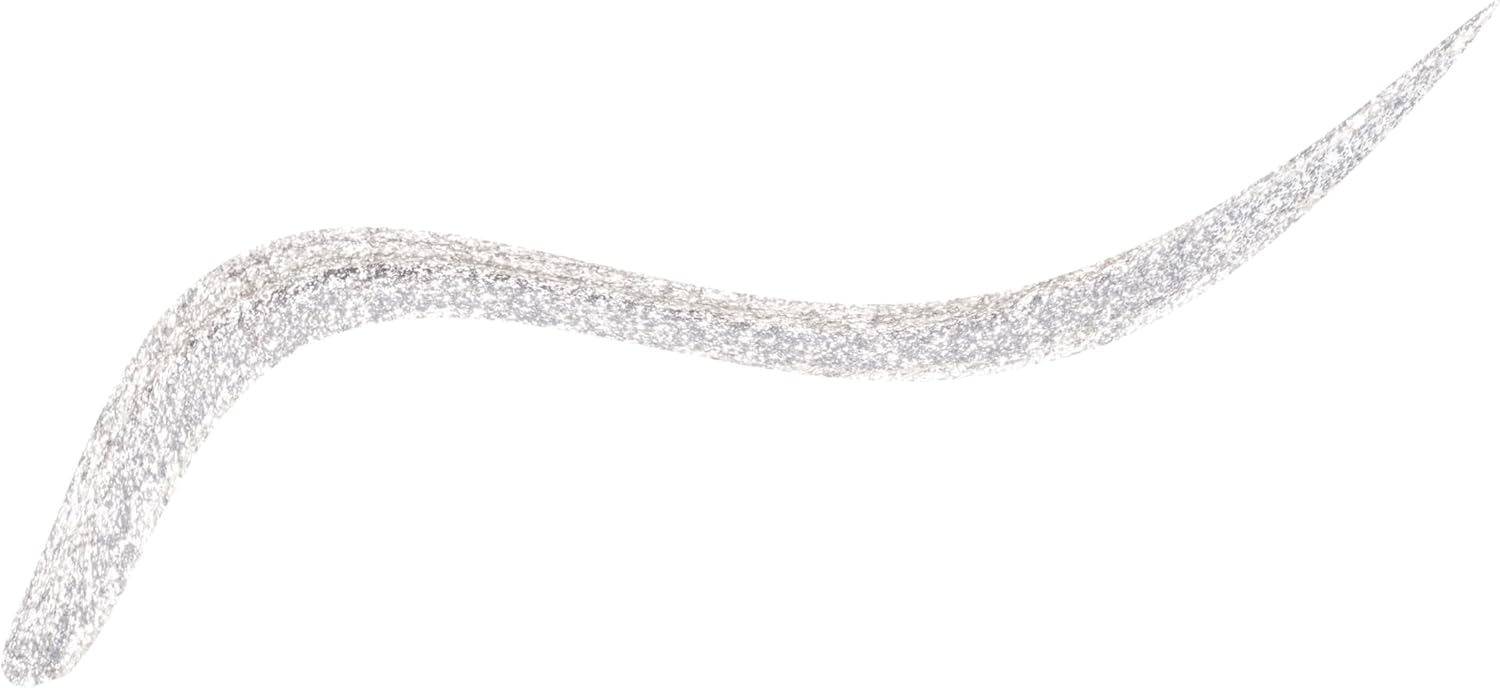 Fujiko Real Silver Liner, 0.07 oz (2 g), Silver Eyeliner, Glitter, Eye Makeup, Dull Resistant