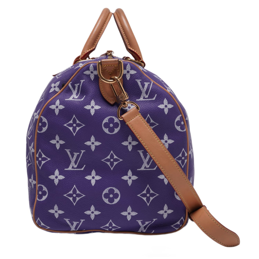 LOUIS VUITTON 'AMETHYST' SPEEDY P9 BANDOULIÈRE 40 DUFFLE BAG