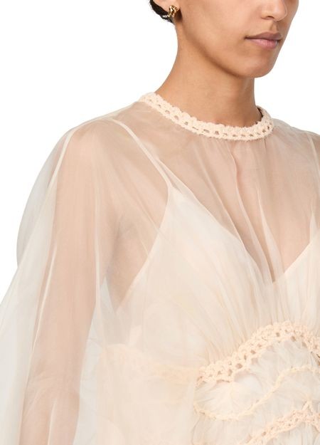 ZIMMERMANN Illuminate macrame bodice blouse - Image 4