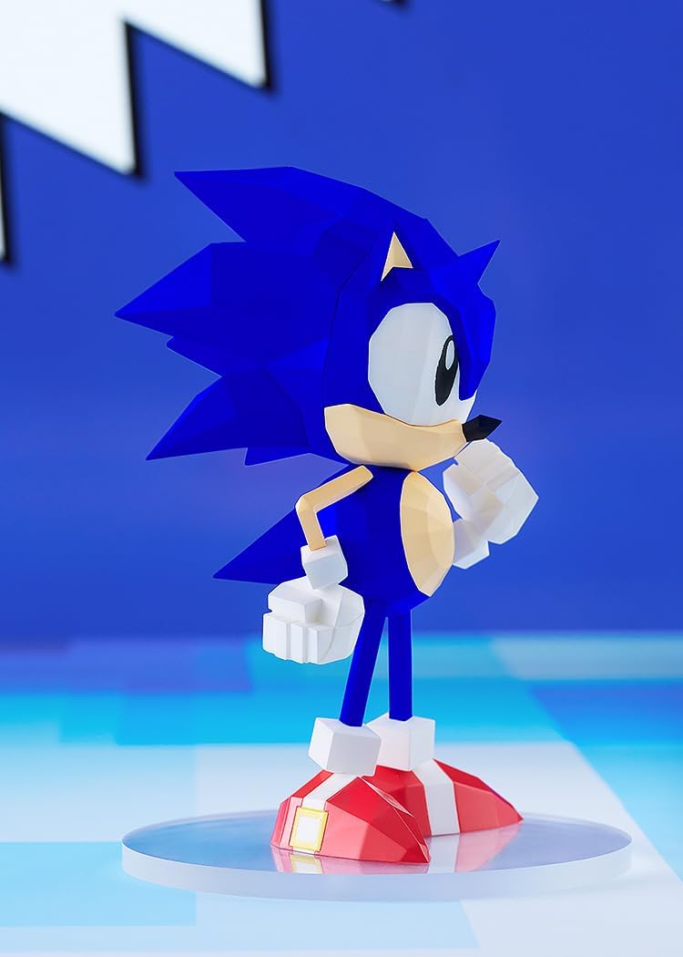 Good Smile Company Sonic the Fighters Pop Up Parade Sonic the Hedgehog Sonic the Fighters Ver. Plastic, Painted and Assembled Figure, Non-scale, Exclusive Base Included, Total Height Approx. 5.5