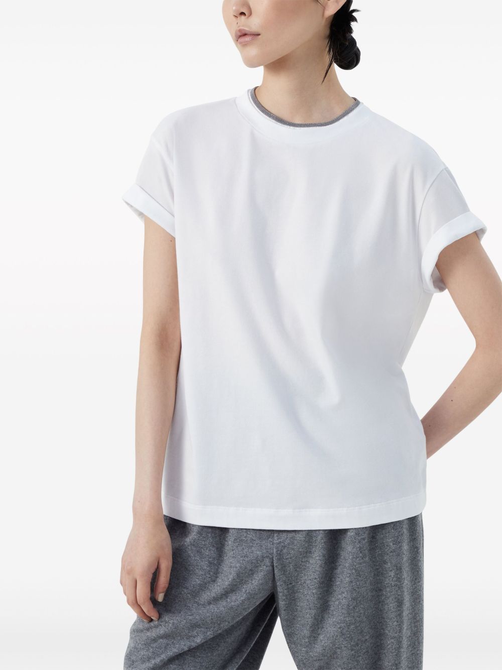 Brunello Cucinelli Cotton Tシャツ - Image 4