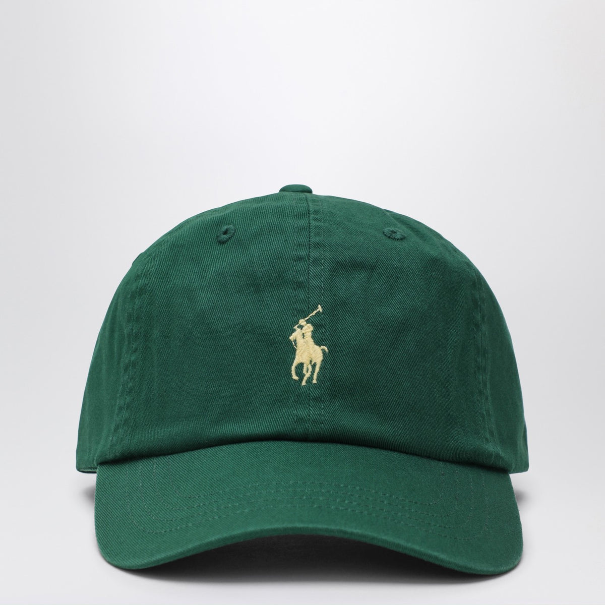 Polo ロゴ付きのポロラルフローレンフォレストグリーン野球帽 - Image 4