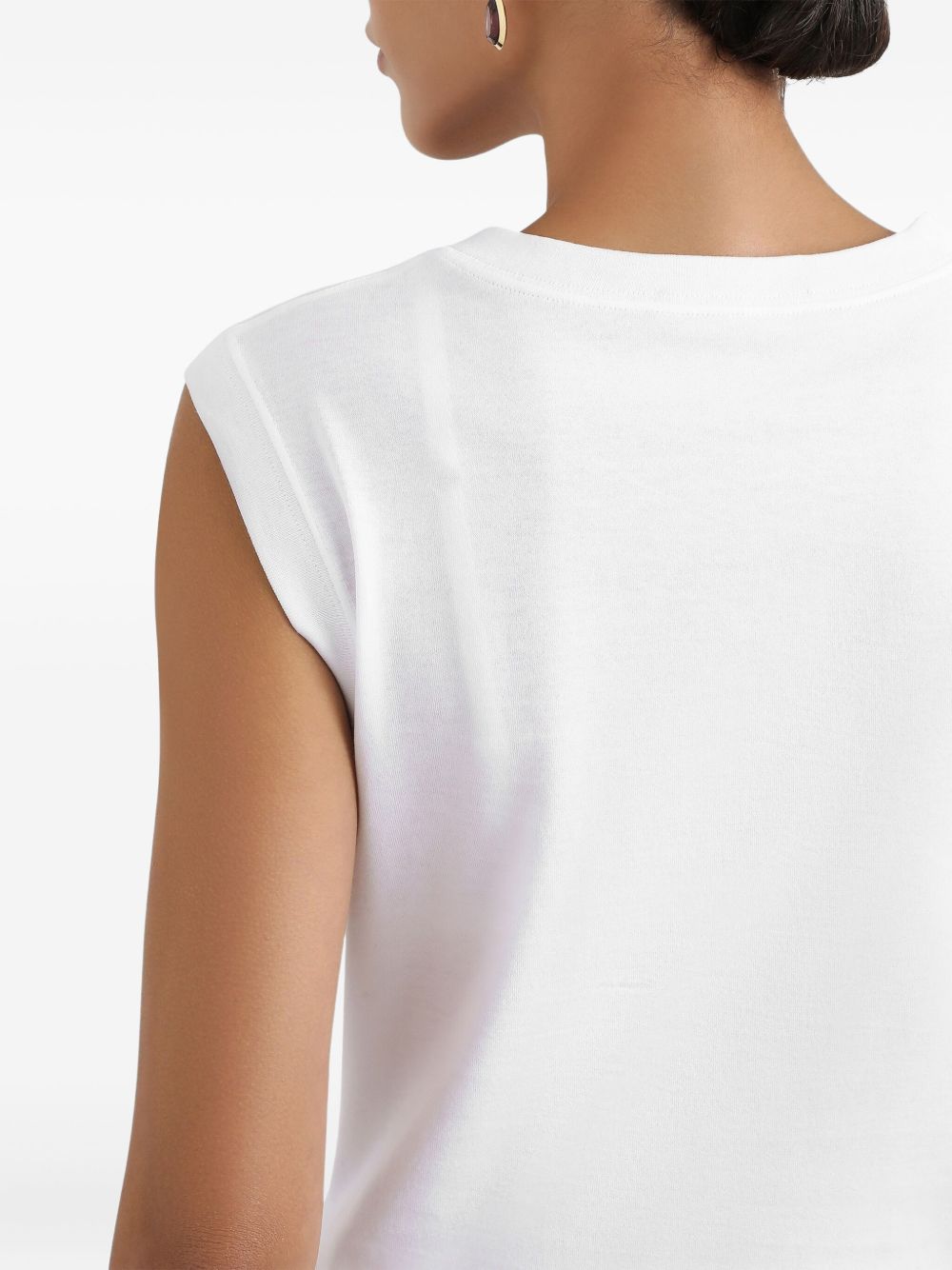 Dolce  Gabbana ドルチェ＆ガッバーナロゴコットンTシャツ - Image 4
