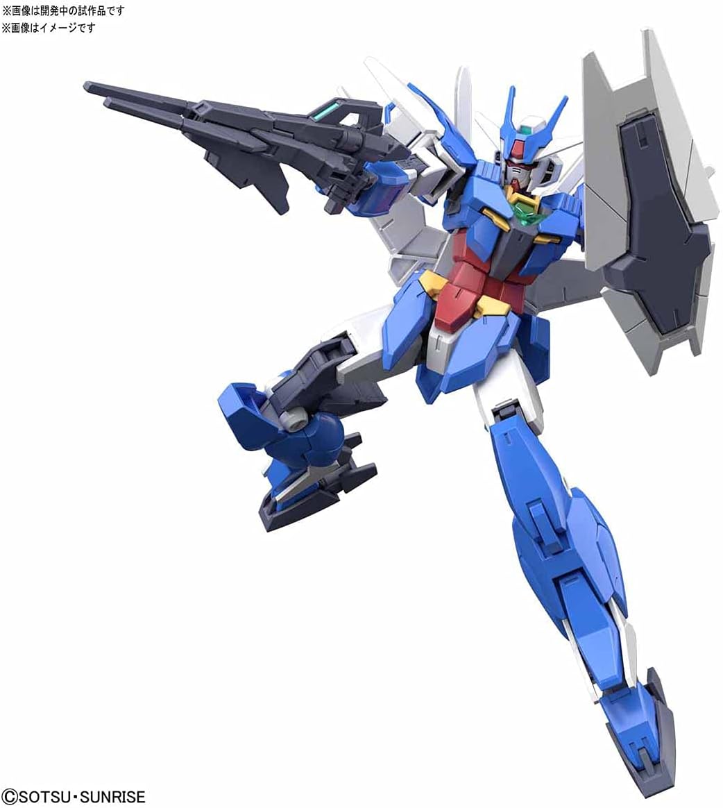 HGBD:R Gundam Build Divers Re:RISE Earthree Gundam 1/144 Scale Color-Coded Plastic Model