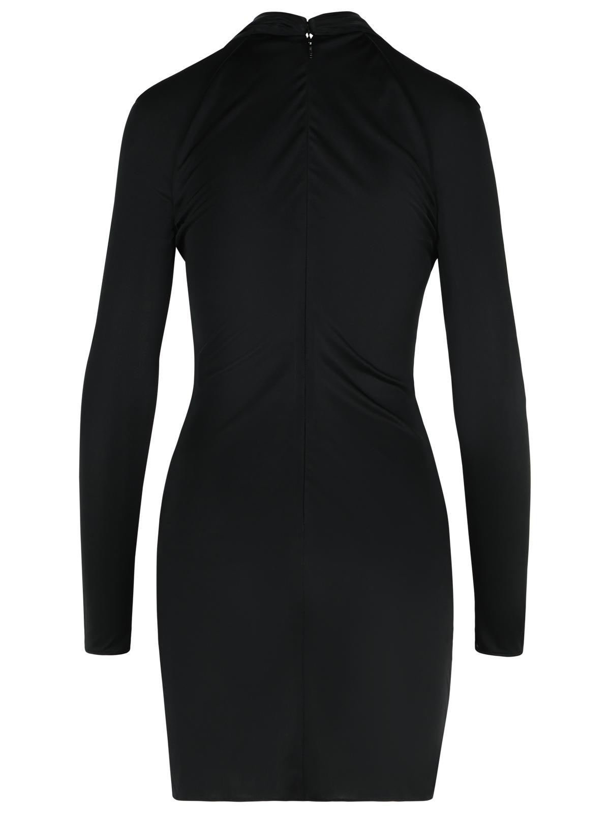 Versace ヴェルサーチブラックビスコースドレス - Image 4