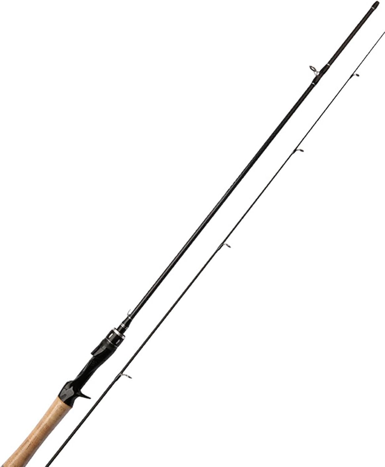 Milageto Fishing Rod Portable Travel Equipment Smooth Guide Bait Rod Casting Rod Comfortable Grip Ultra Light