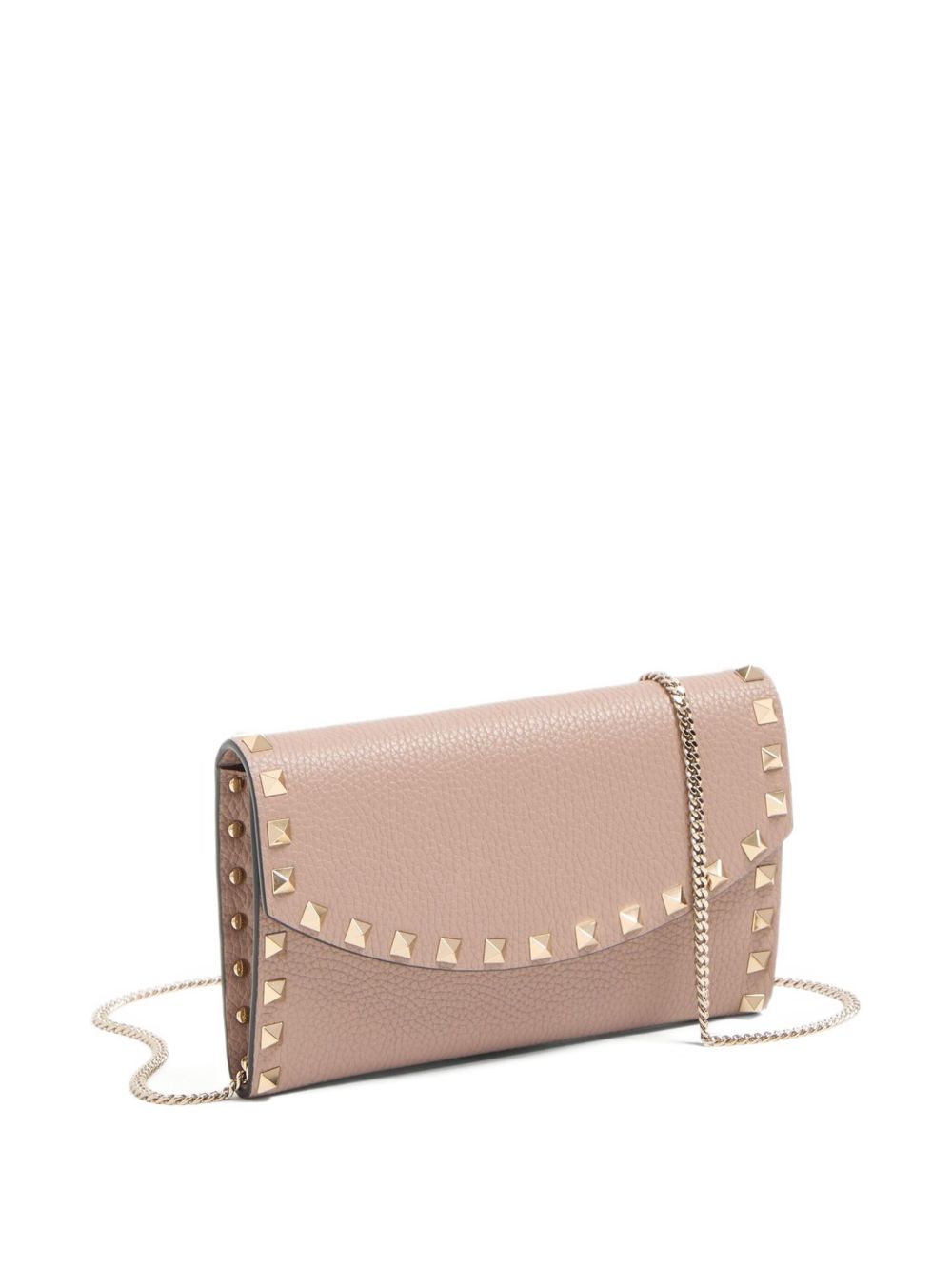 Valentino チェーン上のバレンティーノガラヴァニロックスタッドレザーウォレット - Image 4