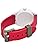Cue & Cue Smile Solar RP26J018 Wristwatch, Analog, Solar, Waterproof, Urethane Strap, Red, red, watch