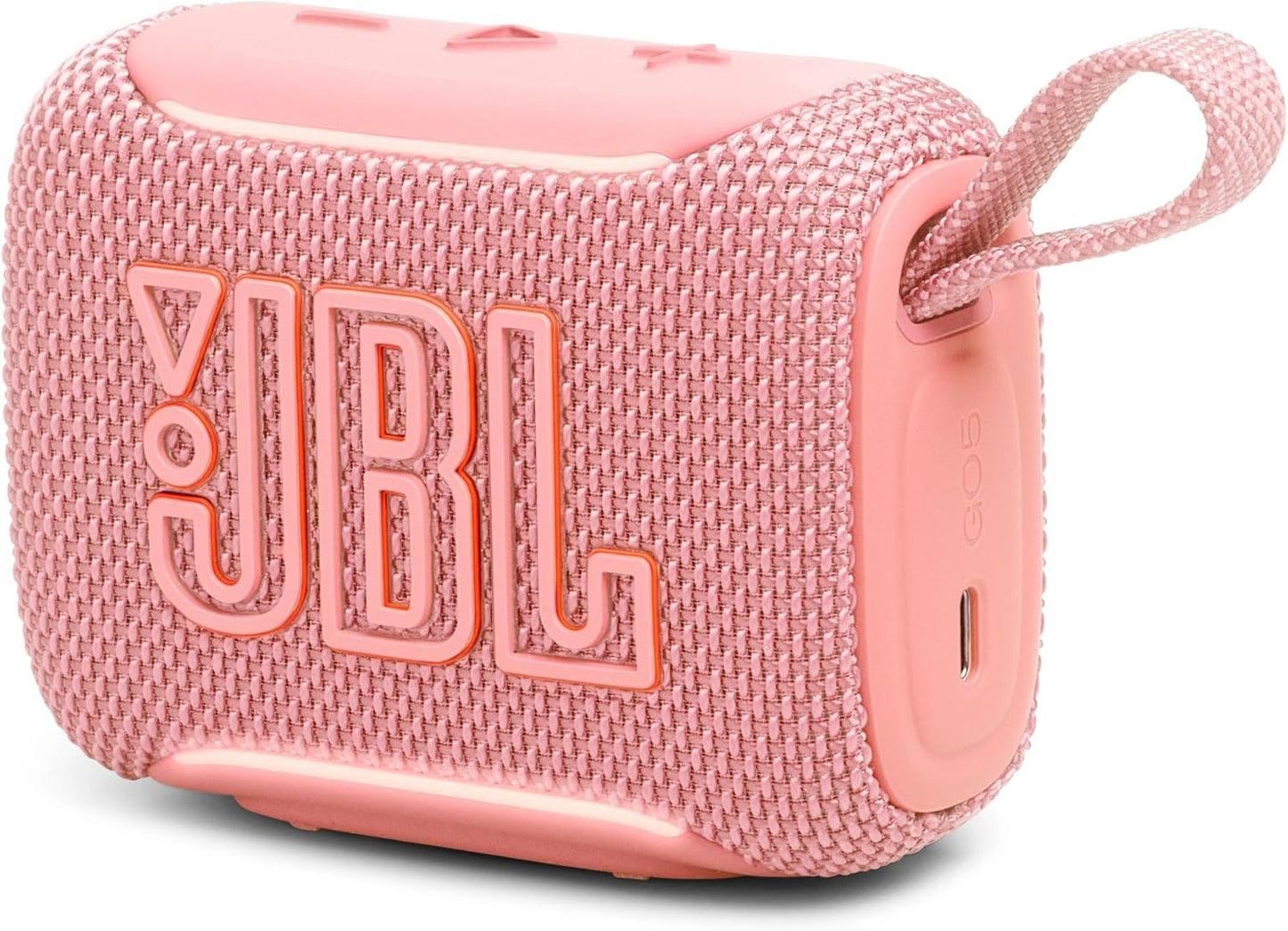 JBL JBLGO5PIKJN GO5 Bluetooth Speaker, USB C Charging, IP68 Dustproof, Waterproof, Lossless Playback, Ambient Edge Light, AirTouch, Stereo Pairing, Small, App Compatible, Auracast Compatible, Passive