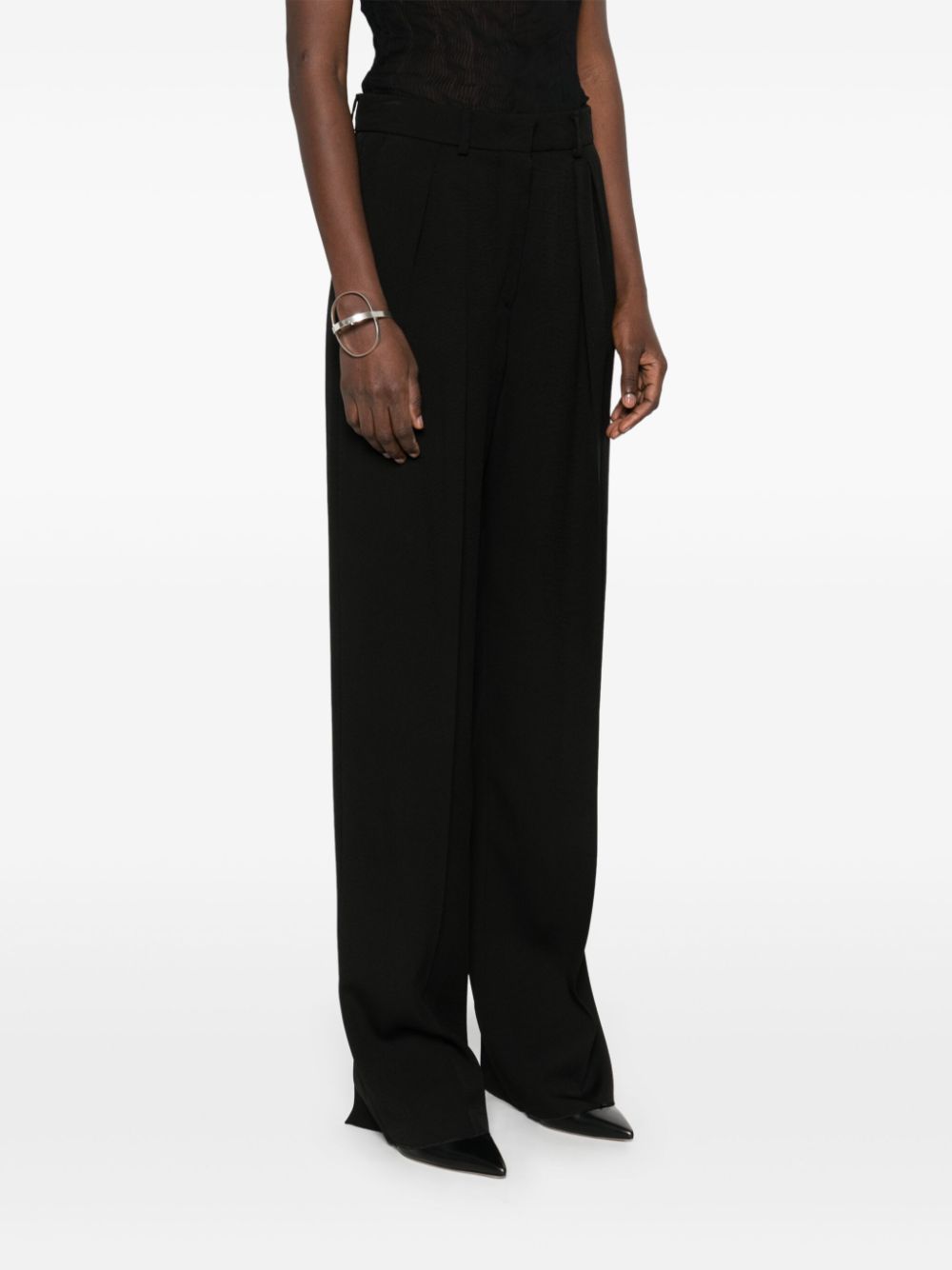 Sportmax SportMaxは、ストレートレグのズボンを前にします - Image 4