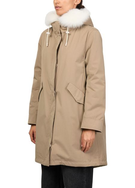 YVES SALOMON Cotton parka with a hood - Image 4