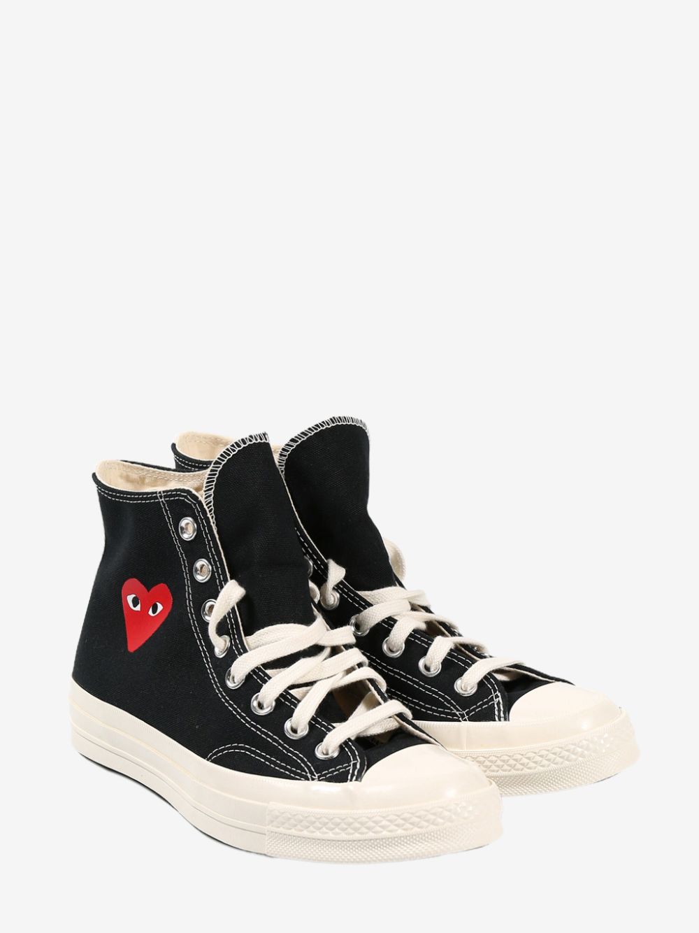 Comme Comme Des Garcons Chuck Taylor Red Heart Sneakers - Image 4