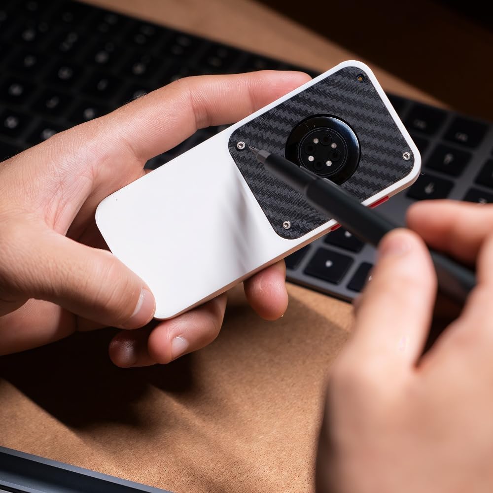 Apple Watch Series 7/8/9 Retro Gaming Protective Cover for iWatch Pod Expander, White/Black (Black)