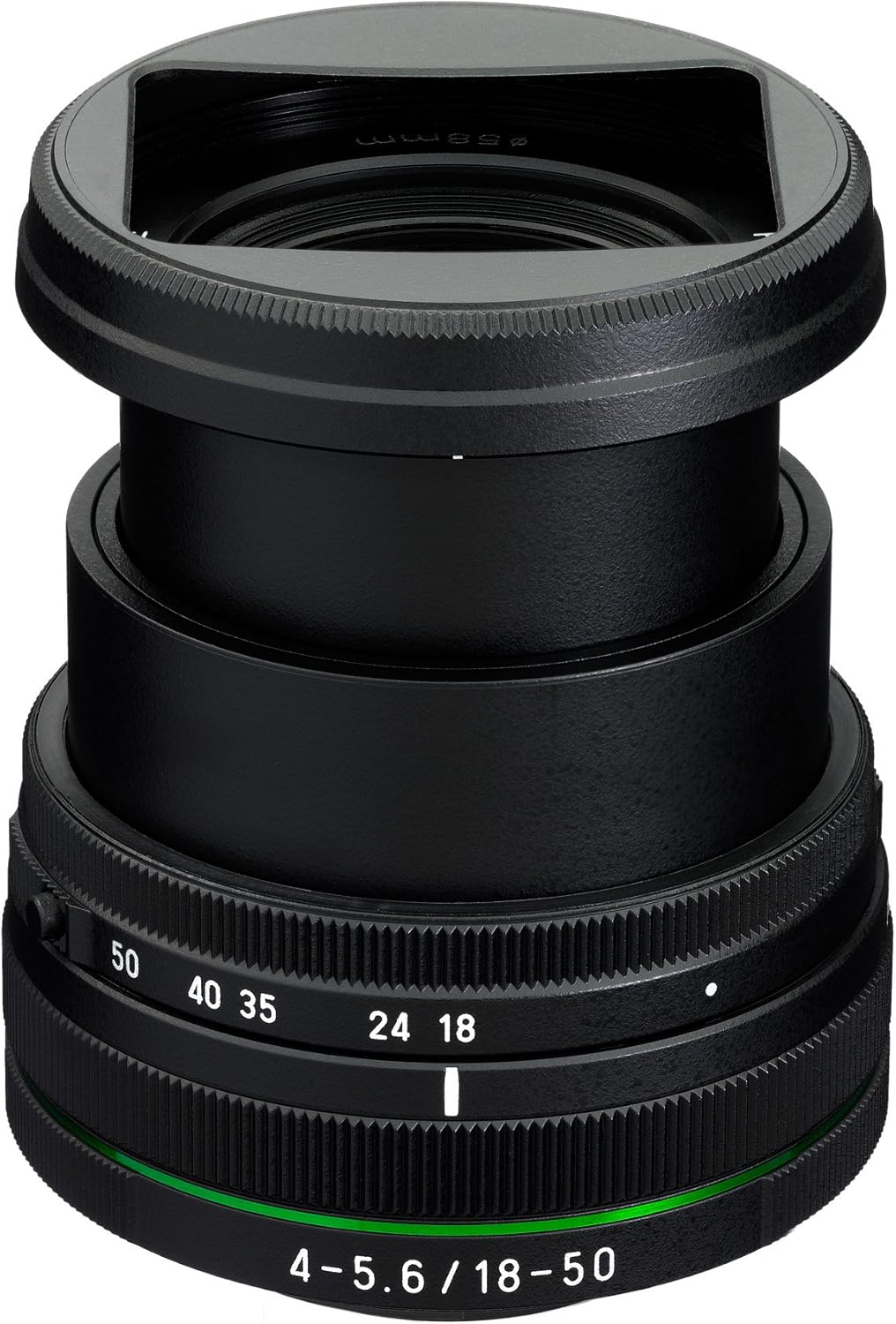 ペンタックス HD DA 18-50mm F4-5.6 DC WR レンズ - ブラック
