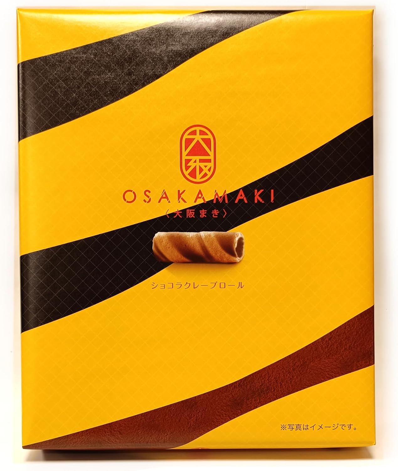 Osaka Machi Chocolate Crepe Roll, Baked, 32 Pieces (1 Box)