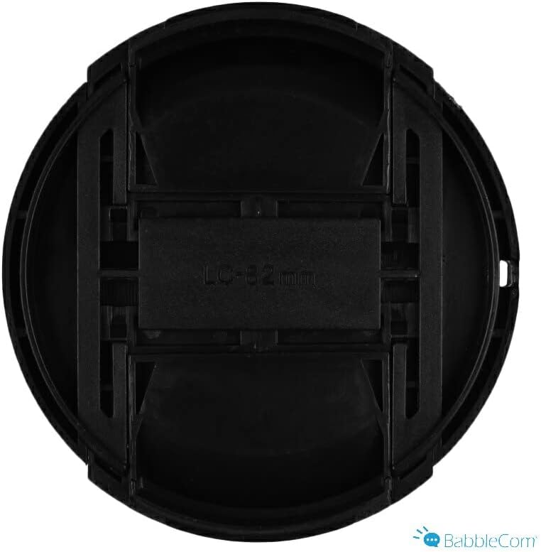 BabbleCom Universal Camera Lens Cap, Nikon Compatible, Canon Compatible, Sony Compatible, Olympus Compatible, Tamron Compatible, Sigma Compatible, Snap-On Compatible, SLR Digital Camera, Condigi, 1.6