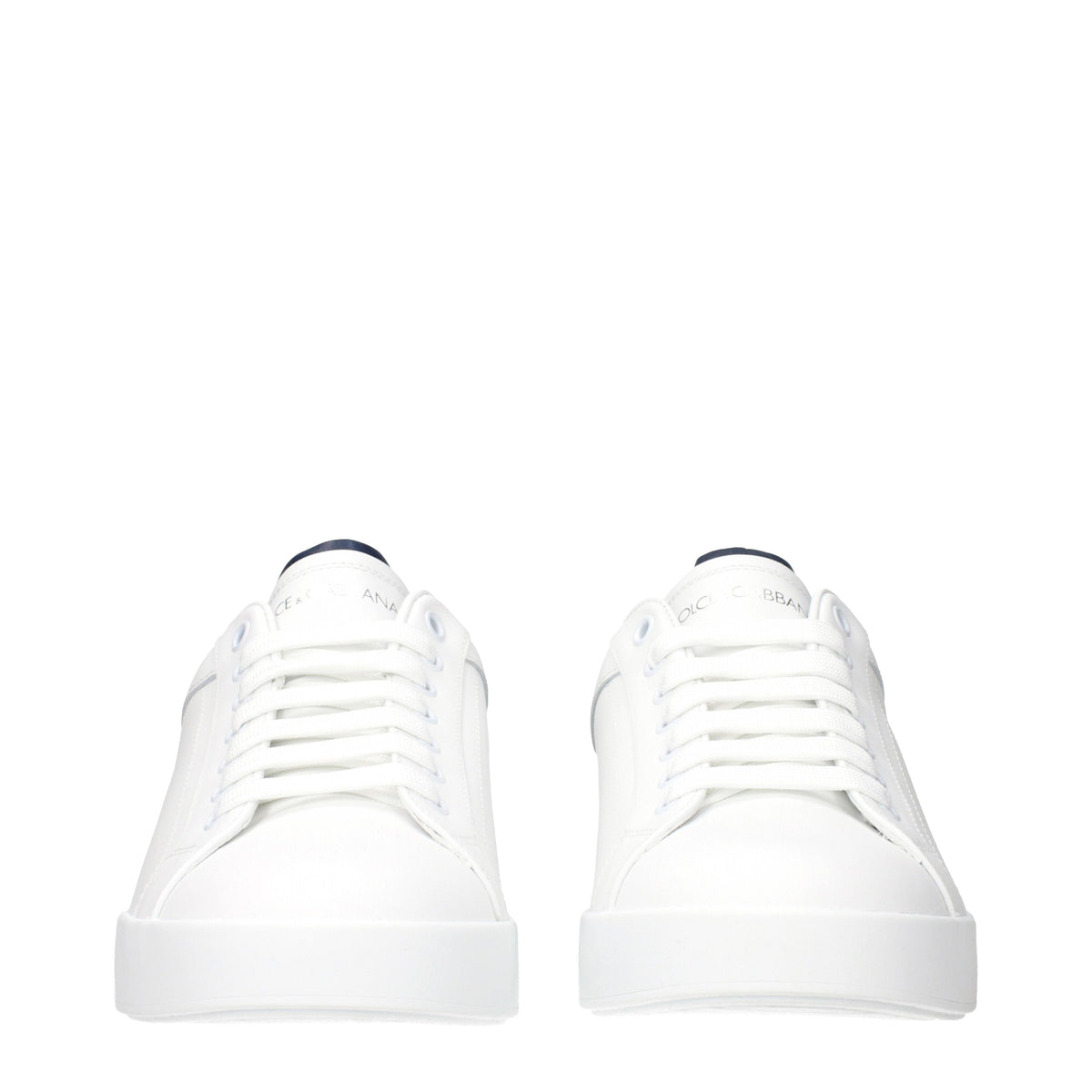 Dolce ドルチェ＆ガッバーナ メンズs スニーカー ホワイト/ブルー レザー - Image 4