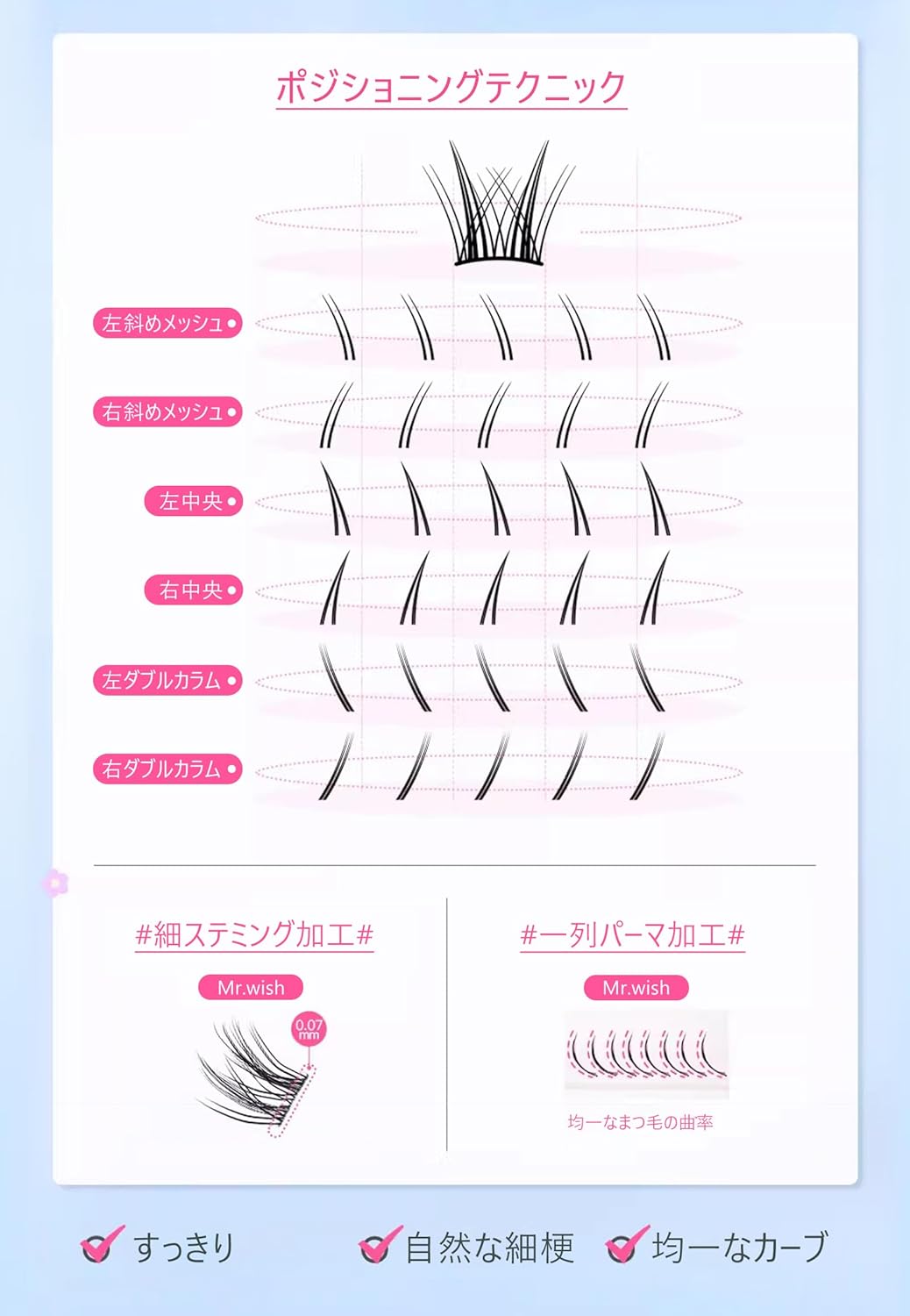 Mr.wish False Eyelashes, No Glue Required, 1 Second Eyelashes, 3D Glue, For Parts, Difficult To Fall Off Partial Eyelashes, Natural Eyelashes, High Adhesion, Cute, Eye Makeup, Natural False, Popular