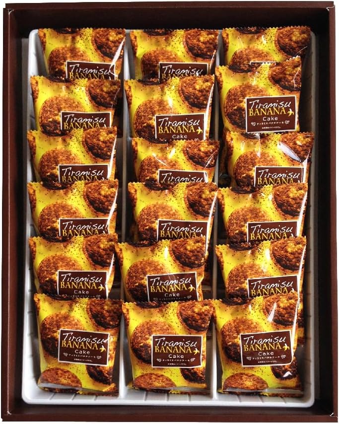 Shoei Tokyo Tiramis Banana Cake, Pack of 18