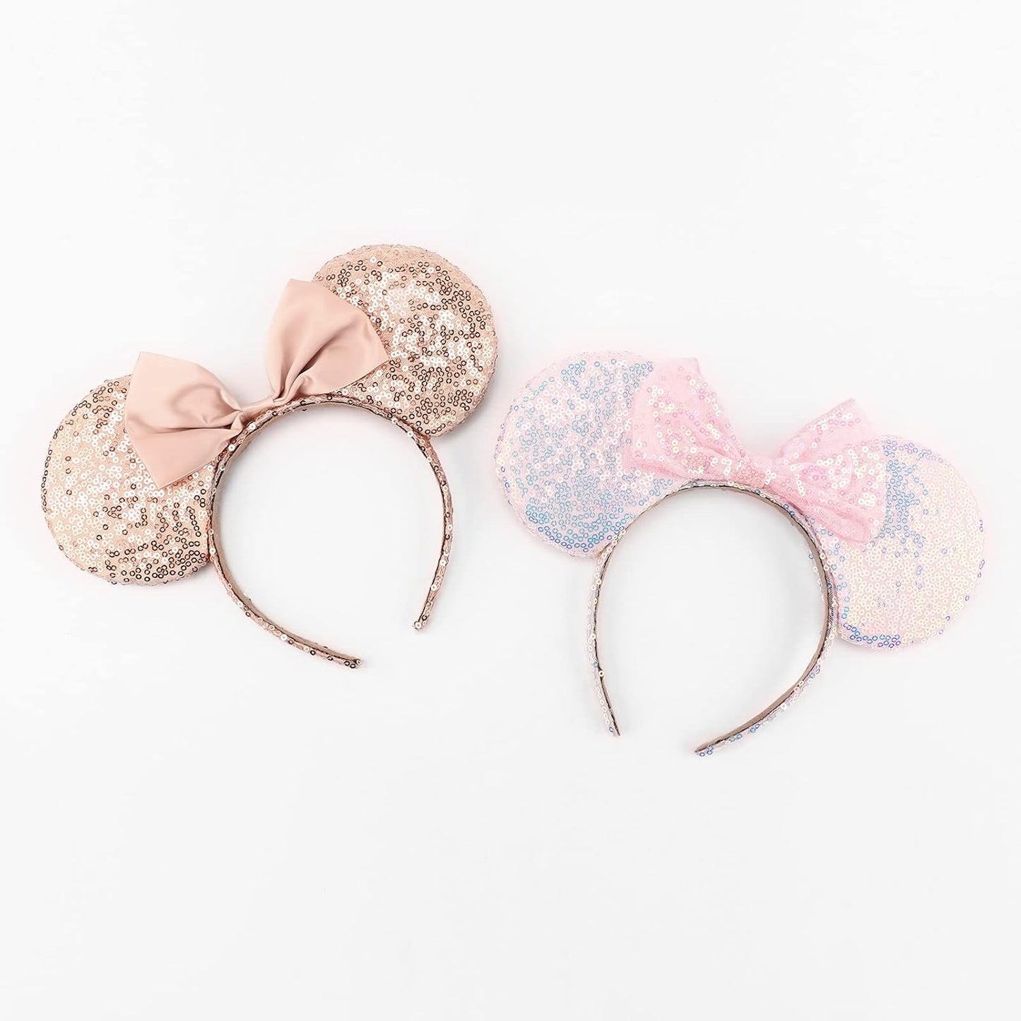 DRESHOW Mouse Ears Bow Headbands Sequins Party Decoration Cosplay Costume for Women