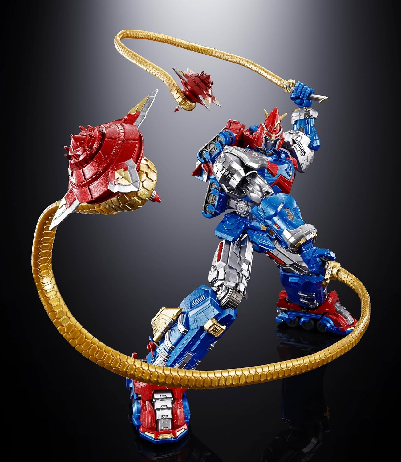 Tamashi Nations Soul of Chogokin Vorteus V Legacy GX-118 Voltes V V D Approx. 9.4 inches (240 mm) Die-Cast ABS & PVC Pre-Painted Action Figure
