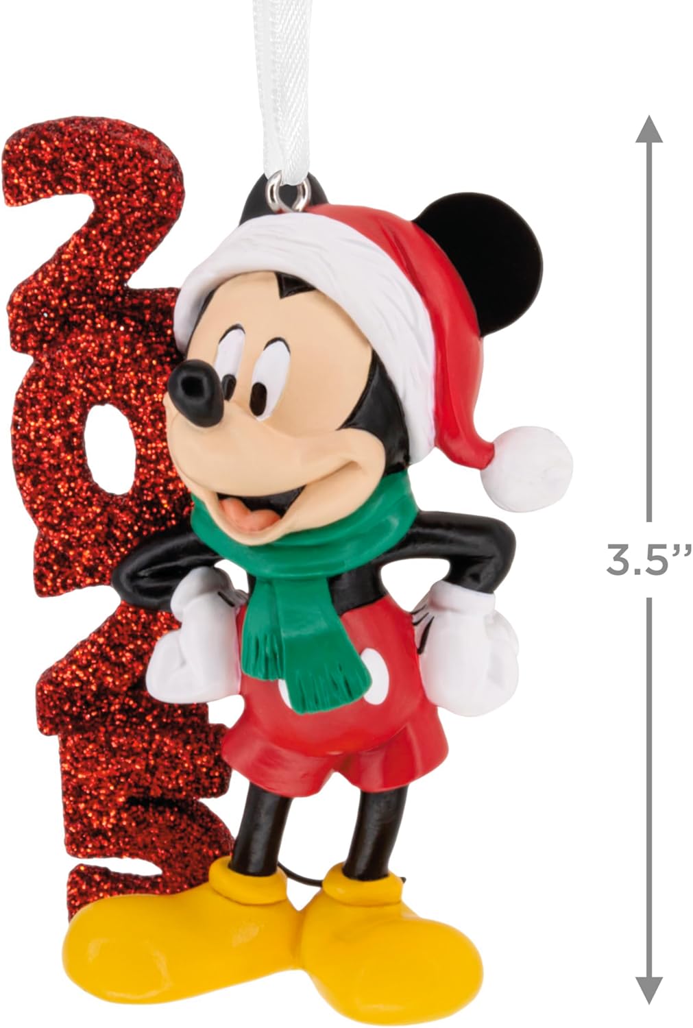 Hallmark Disney - Adorno de Navidad de Mickey Mouse 2025, regalos para fanáticos de Disney