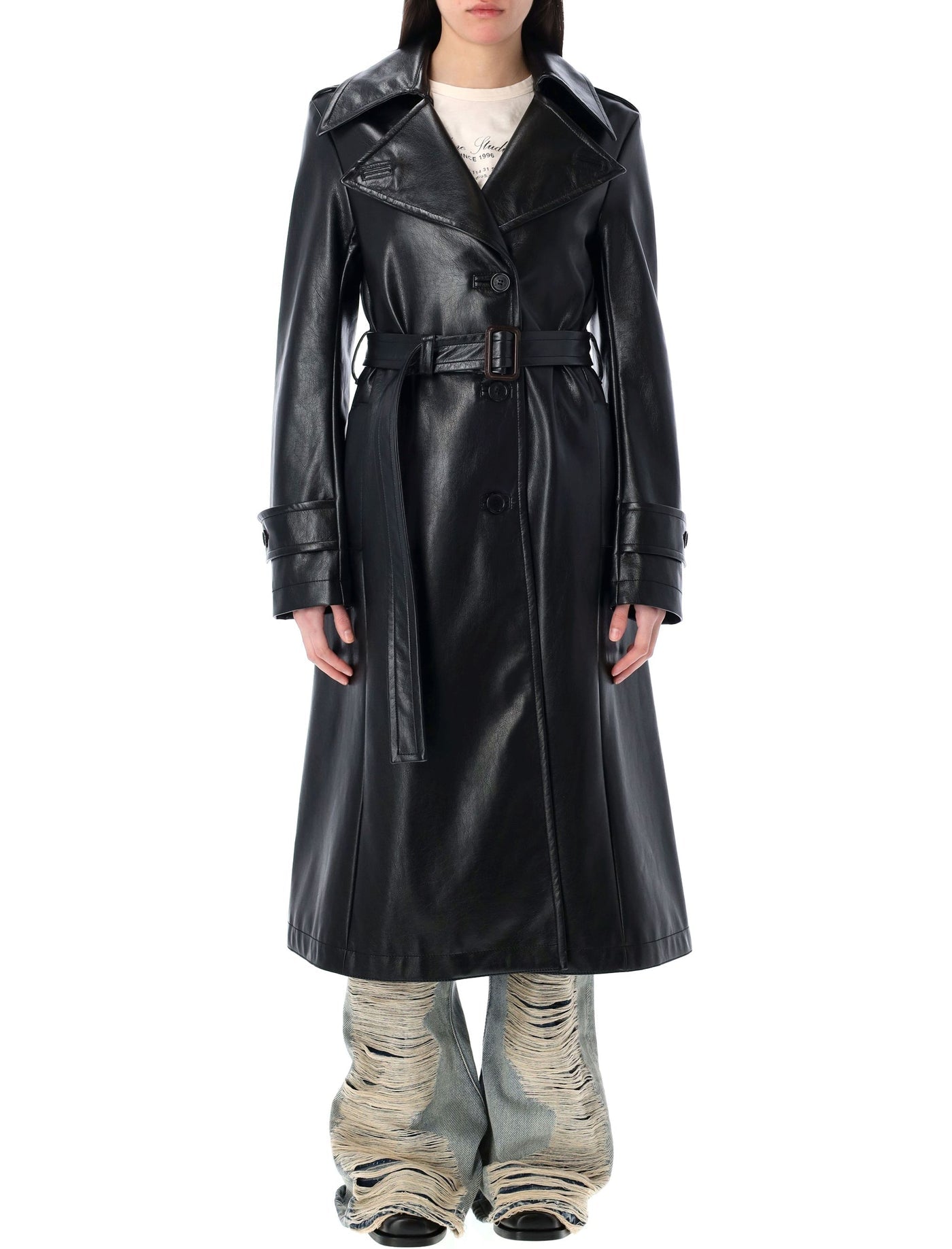 Acne Studios にきびスタジオは黒をコートします - Image 4