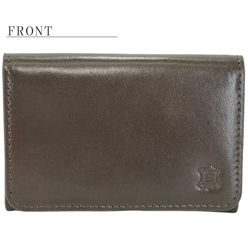 Belkutt Premium Italian Leather Business Card Holder, Genuine Leather, Vegetable Tanned