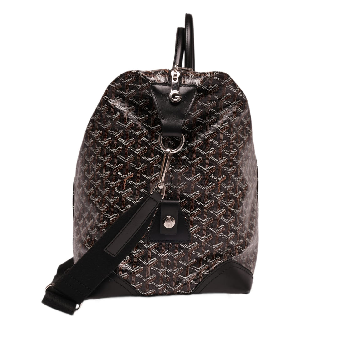 GOYARD 'BLACK' BOWLING 45 DUFFLE BAG