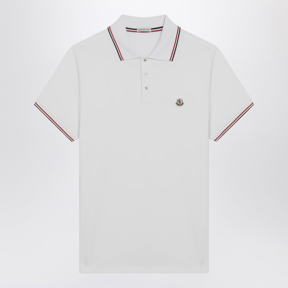 Moncler モンクレール ホワイト 半袖ポロシャツ - Image 4