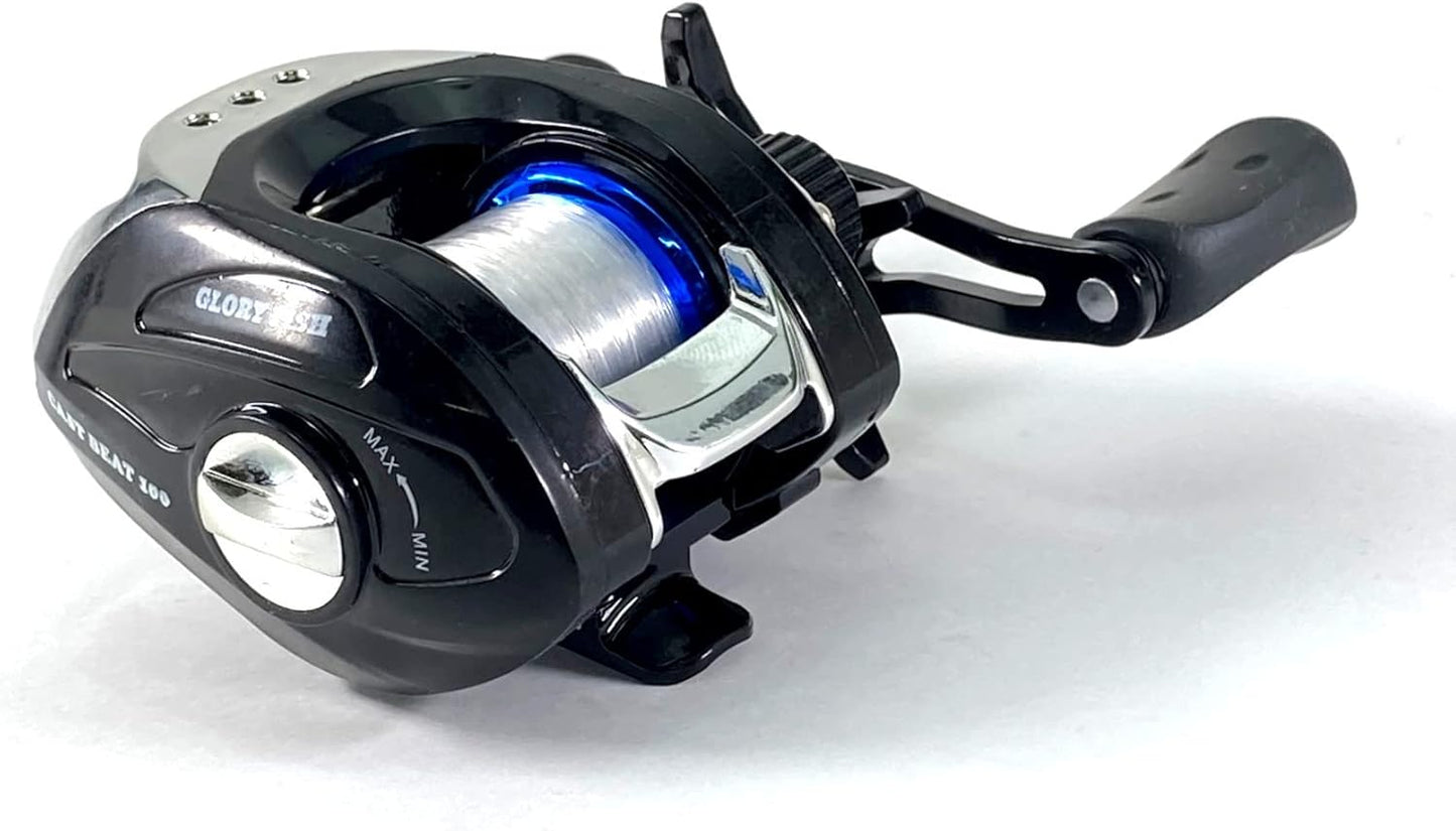 Glory Fish Cast Beat 100 Bait Reel with Thread No. 3 - 100m