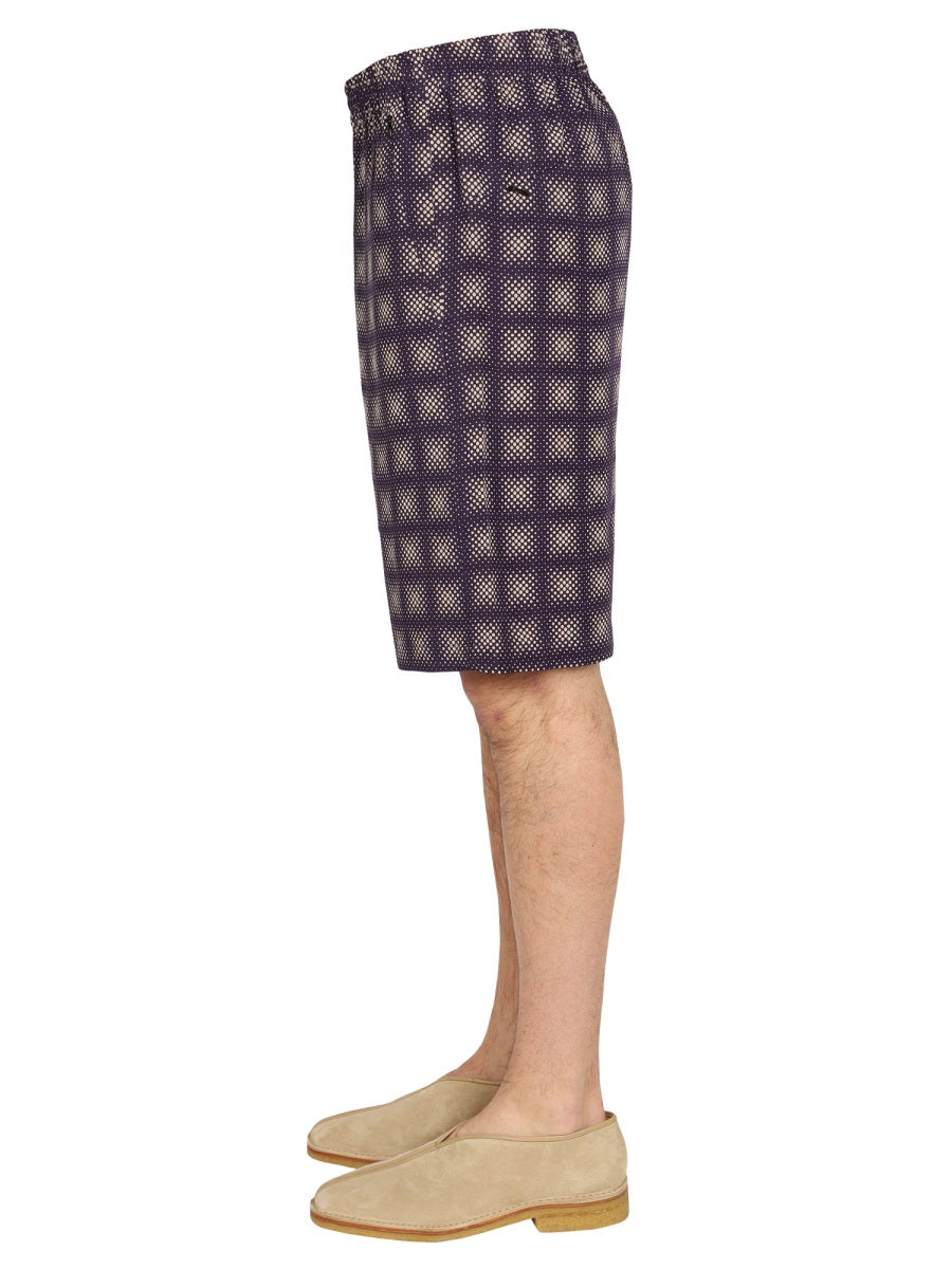 Needles Needles Check Print Bermuda - Image 4