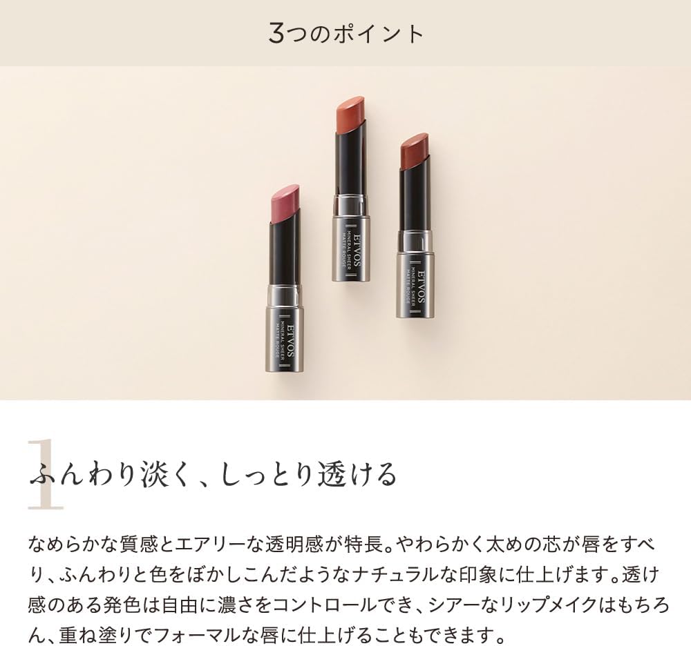 Etovos Mineral Sheer Matte Rouge 4g #Baked Brown