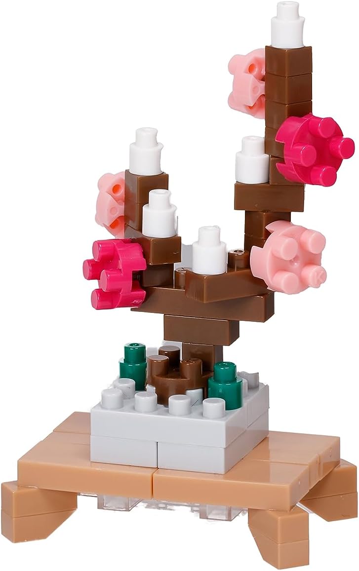 Kawada Nanoblock Mini Nano Bonsai (Box) NBMC_63S 1 Box = 6 Pieces, Total 6 Varieties