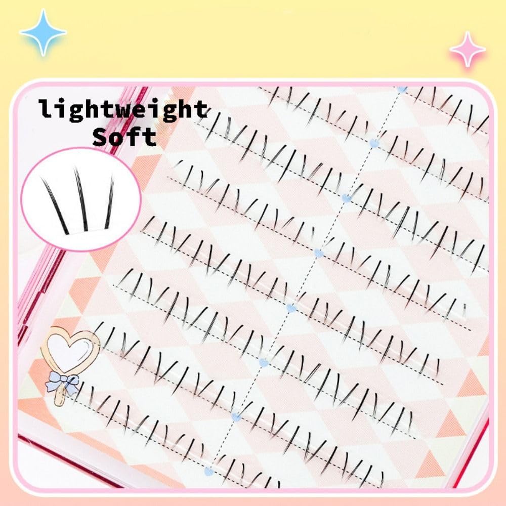 Korean Natural Lower Eyelashes 3DM Ink False Eyelashes Women Cat Claw False Eyelashes Simulation Eyelashes Extension Makeup Tool