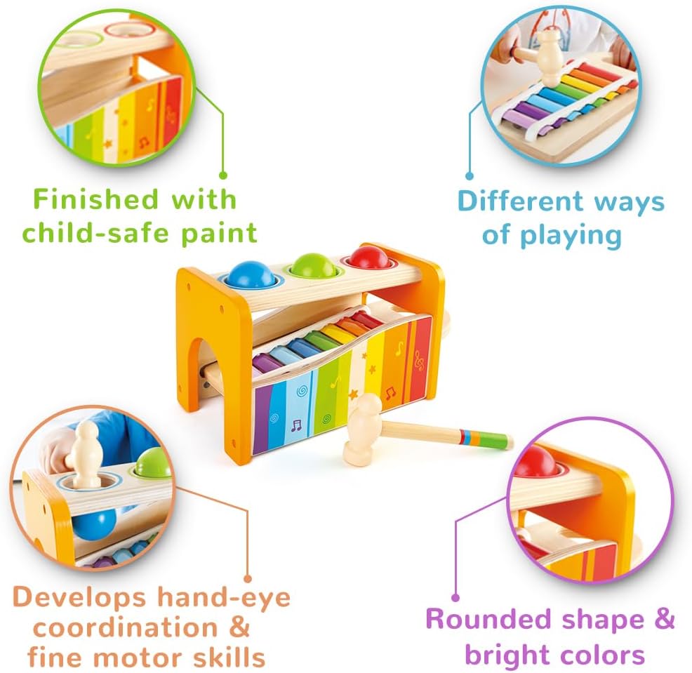 Hape E0305 Pound and Tap Bench