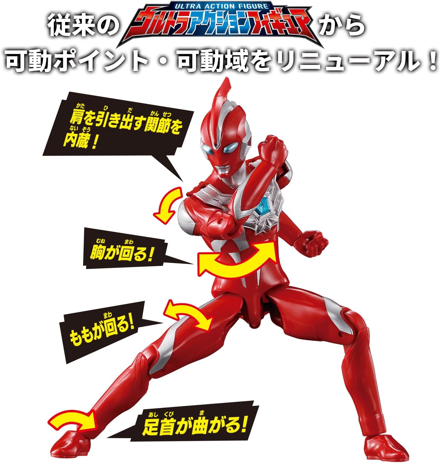 Bandai Ultra Action Figure Ultraman Omega Armor Change Set