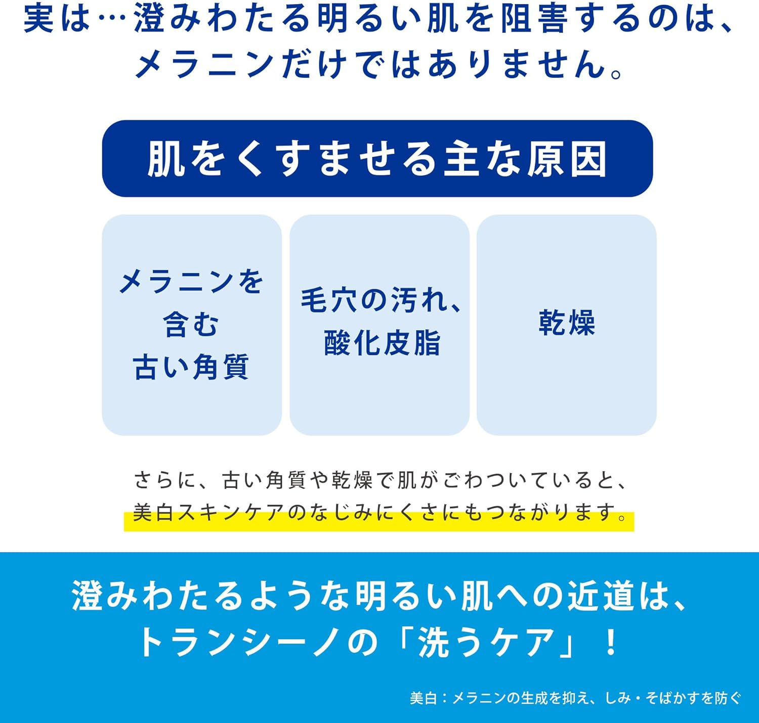 Transcino [Quasi-Drug] Medicated Clear Wash EX 3.5 oz (100 g) Medicated Facial Cleanser Dense Foam, Vitamin C Blending, Stains, Pore Care